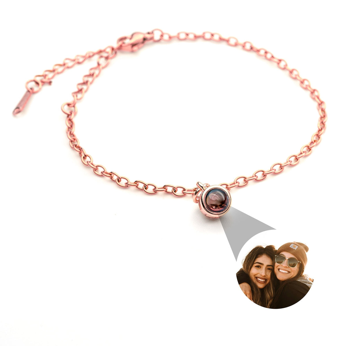 Delicate Personalized Photo Bracelet