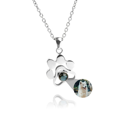 Personalized Photo Necklace - Paw