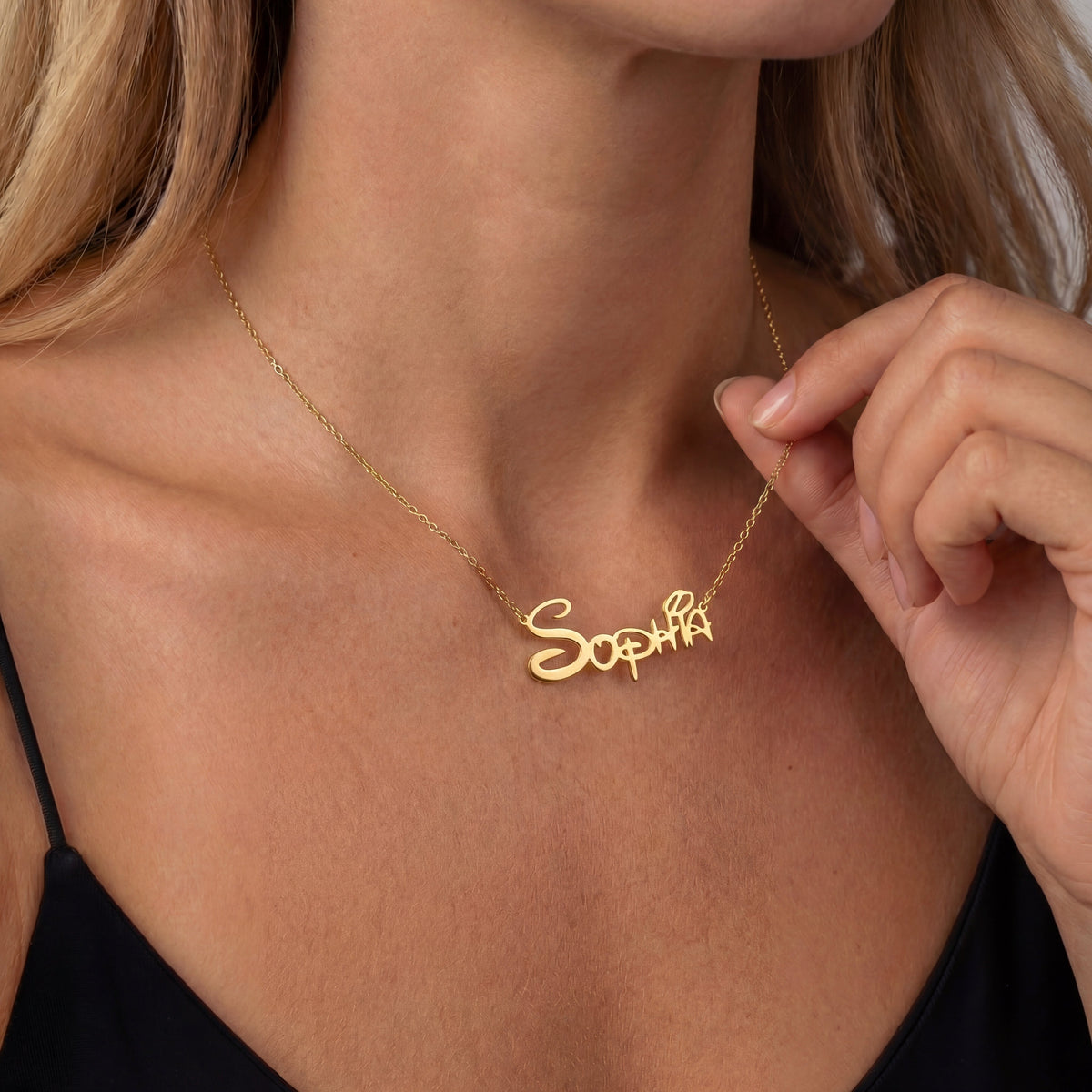 Custom Name Necklace - Sidney Style