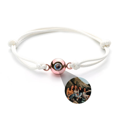 Personalized Photo Bracelet With Your Photo - Marine Knot