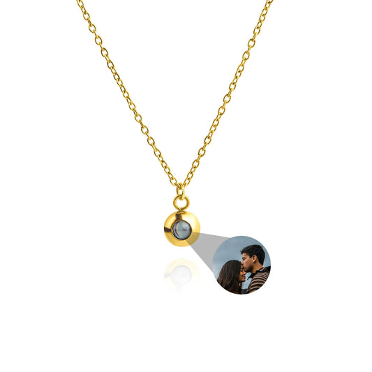 Personalized Photo Necklace - Delicate