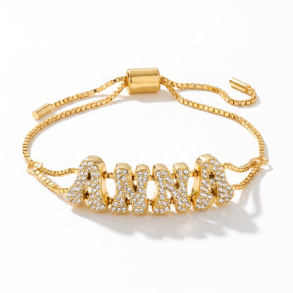 Bubble Letter Bracelet
