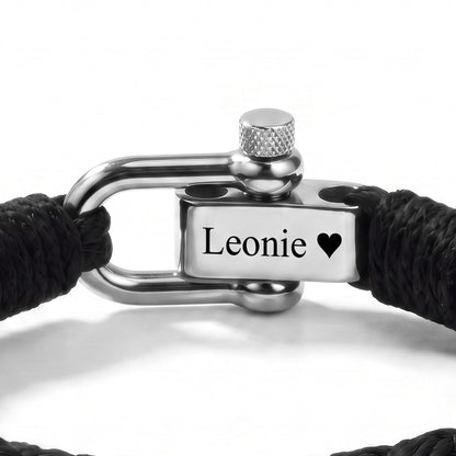 Braided Bracelet with Engraving