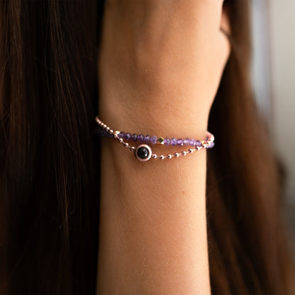 Personalized Crystal Photo Bracelet