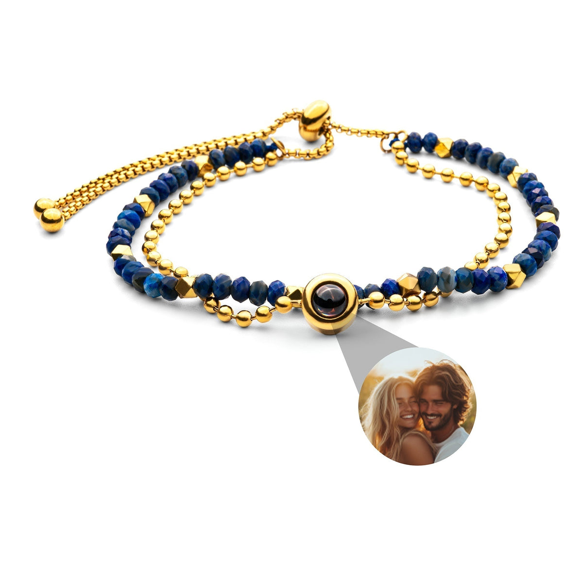 Personalized Crystal Photo Bracelet