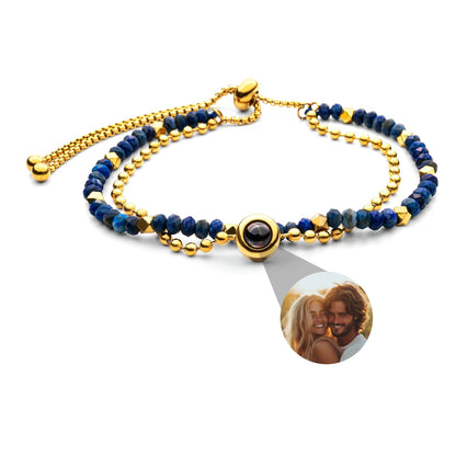 Personalized Crystal Photo Bracelet