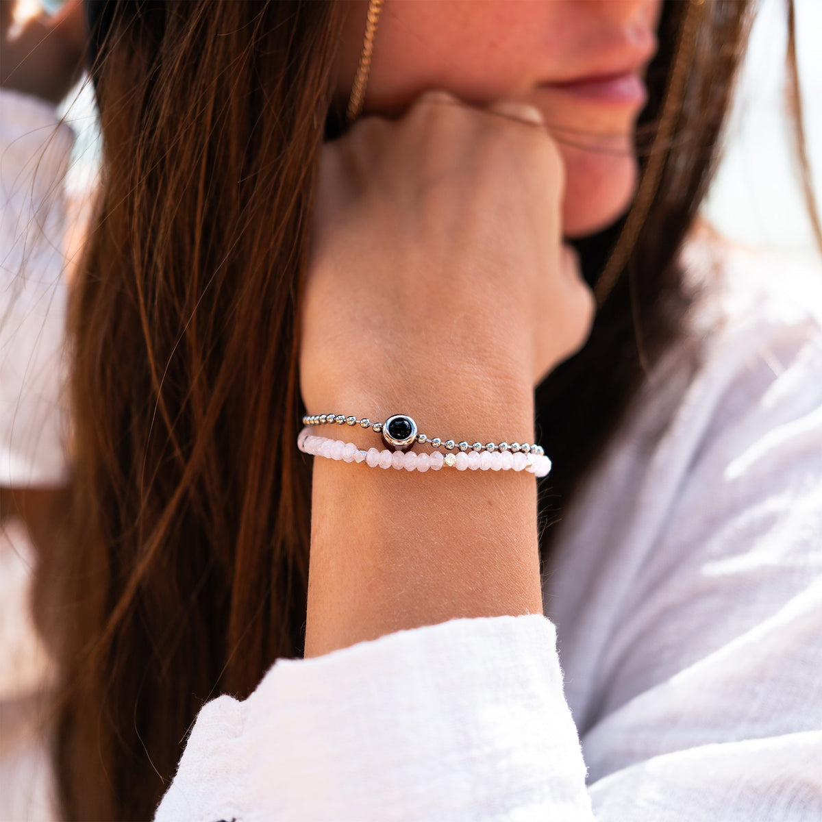 Personalized Crystal Photo Bracelet