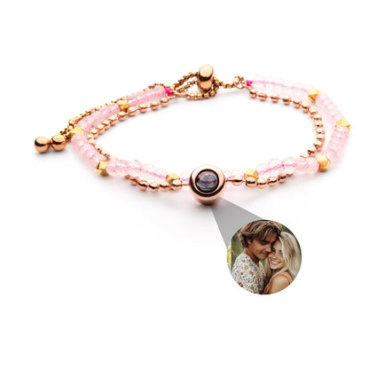 Personalized Crystal Photo Bracelet