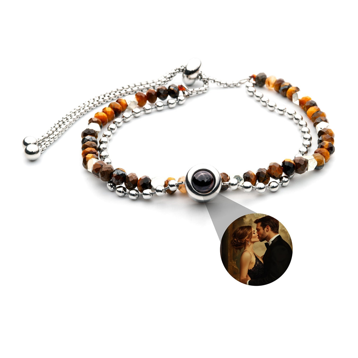 Personalized Crystal Photo Bracelet