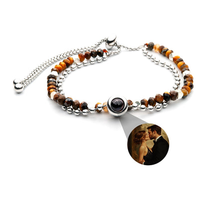 Personalized Crystal Photo Bracelet