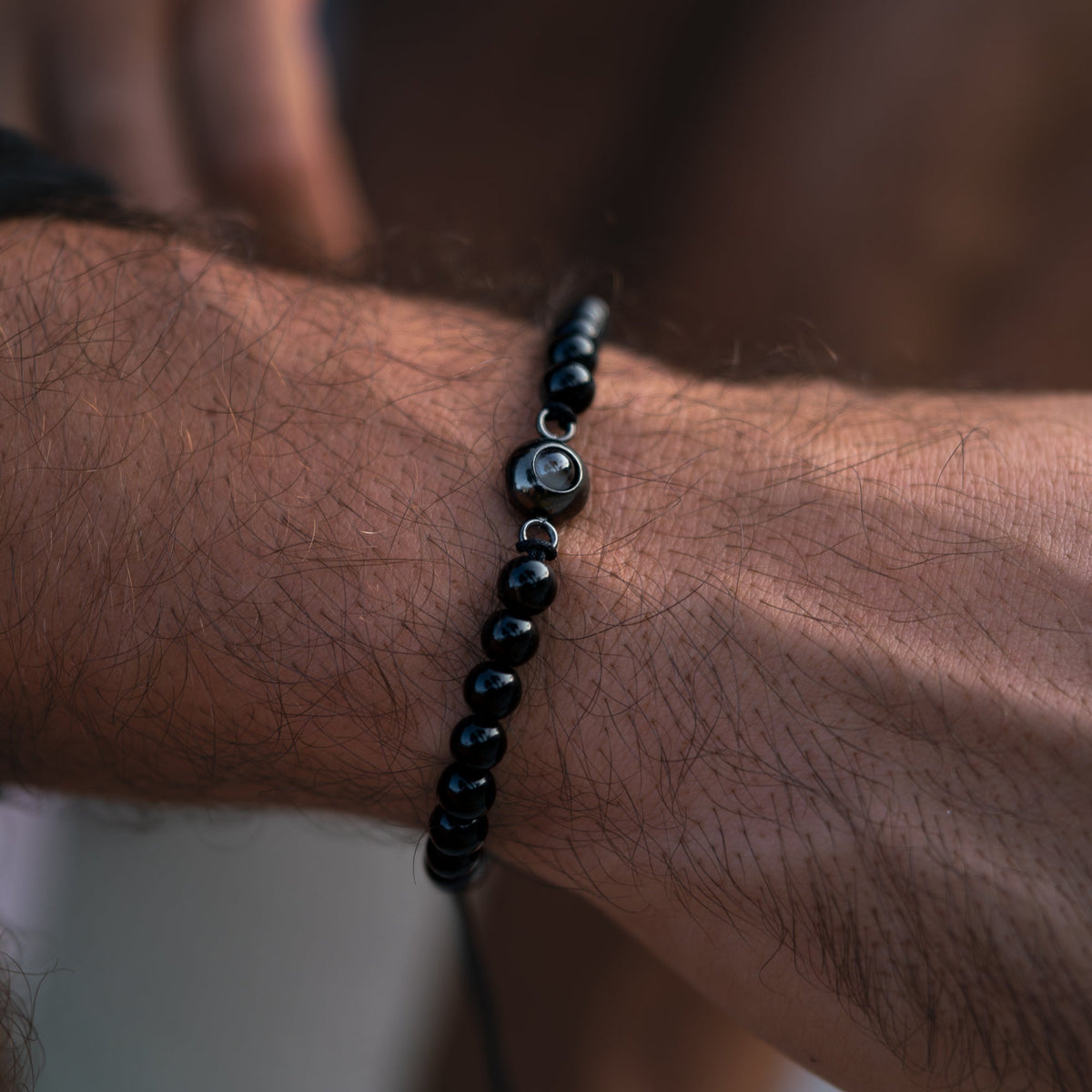 Personalized Pearl Photo Bracelet