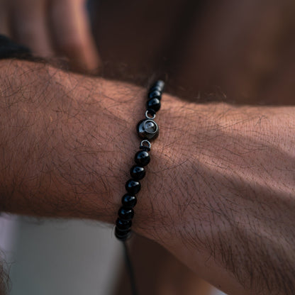 Personalized Pearl Photo Bracelet