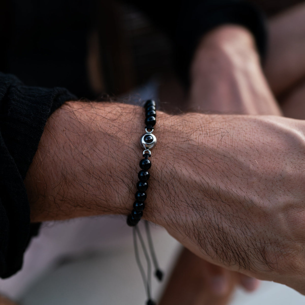 Personalized Pearl Photo Bracelet