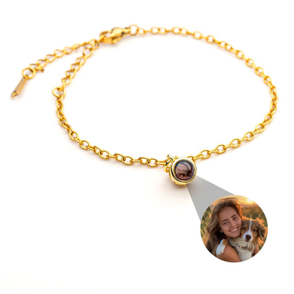 Delicate Personalized Photo Bracelet