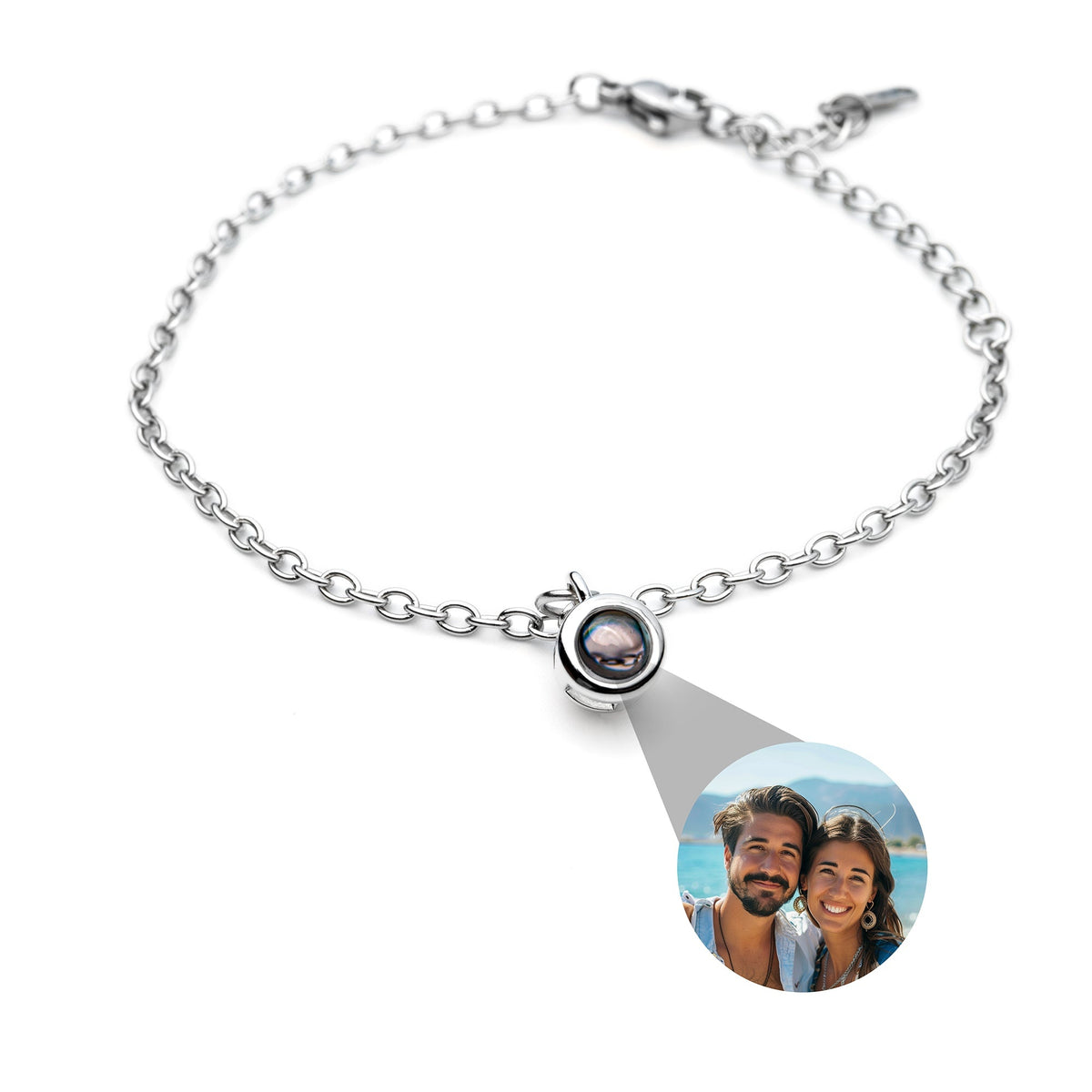 Delicate Personalized Photo Bracelet