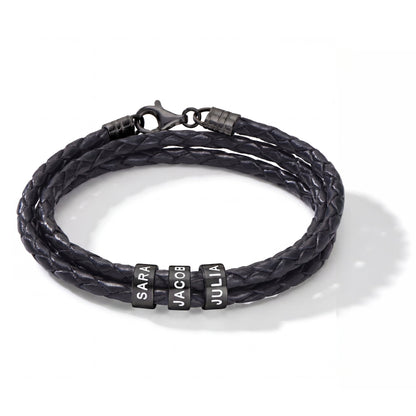 Leather Bracelet with Engraving