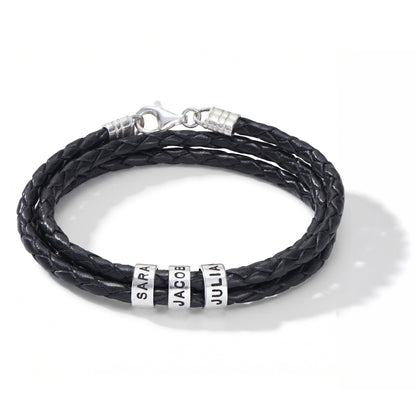 Leather Bracelet with Engraving