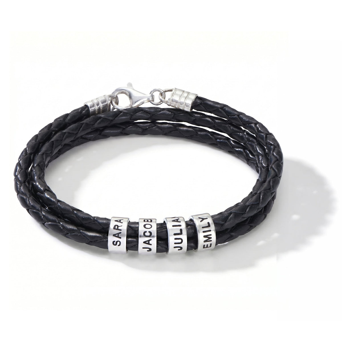 Leather Bracelet with Engraving