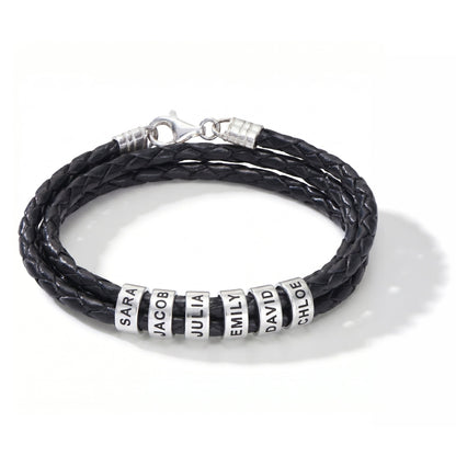 Leather Bracelet with Engraving