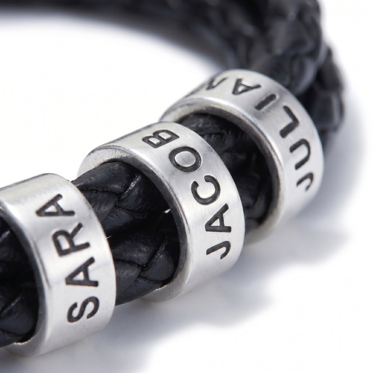 Leather Bracelet with Engraving
