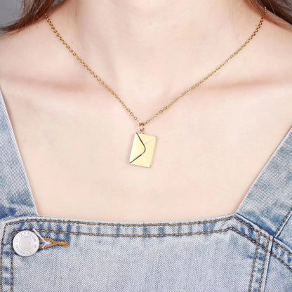Custom Necklace with Secret Message