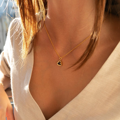 Personalized Heart Photo Necklace