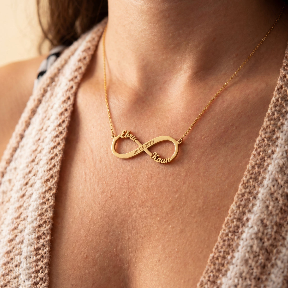 Infinite Love Name Necklace