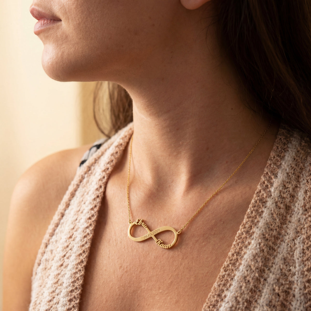 Infinite Love Name Necklace